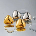 Glossy Triangle Earrings - Viexta