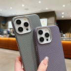 carbon-fiber-grain-magnetic-leather-iphone-case - Viexta