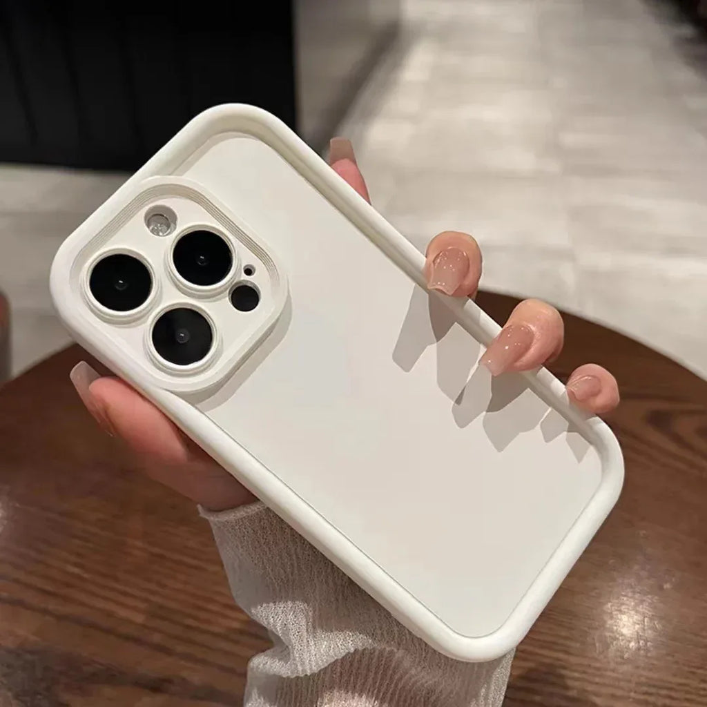 solid-color-anti-drop-silicone-iphone-case - Viexta