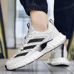 Mesh Breathable Trendy Popcorn Sneakers - Viexta