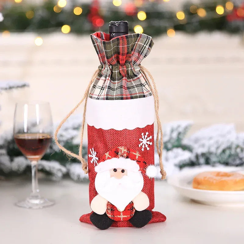 christmas-decorations-christmas-wine-bottle-socks - Viexta