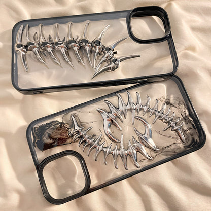 Blooming Metal Fishbone iPhone Case