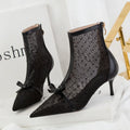Sweet Slimming Polka Dot Heels - Viexta