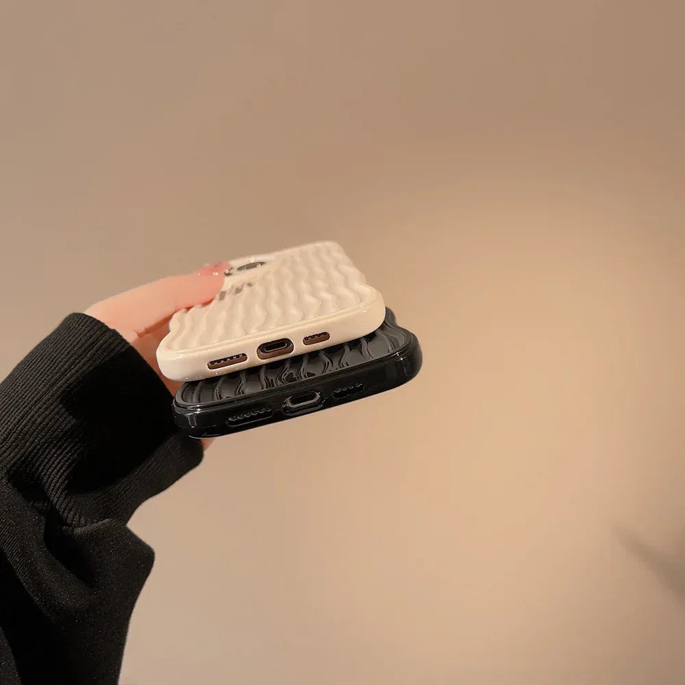 Wave Water Pattern Drop-resistant iPhone Case - Viexta