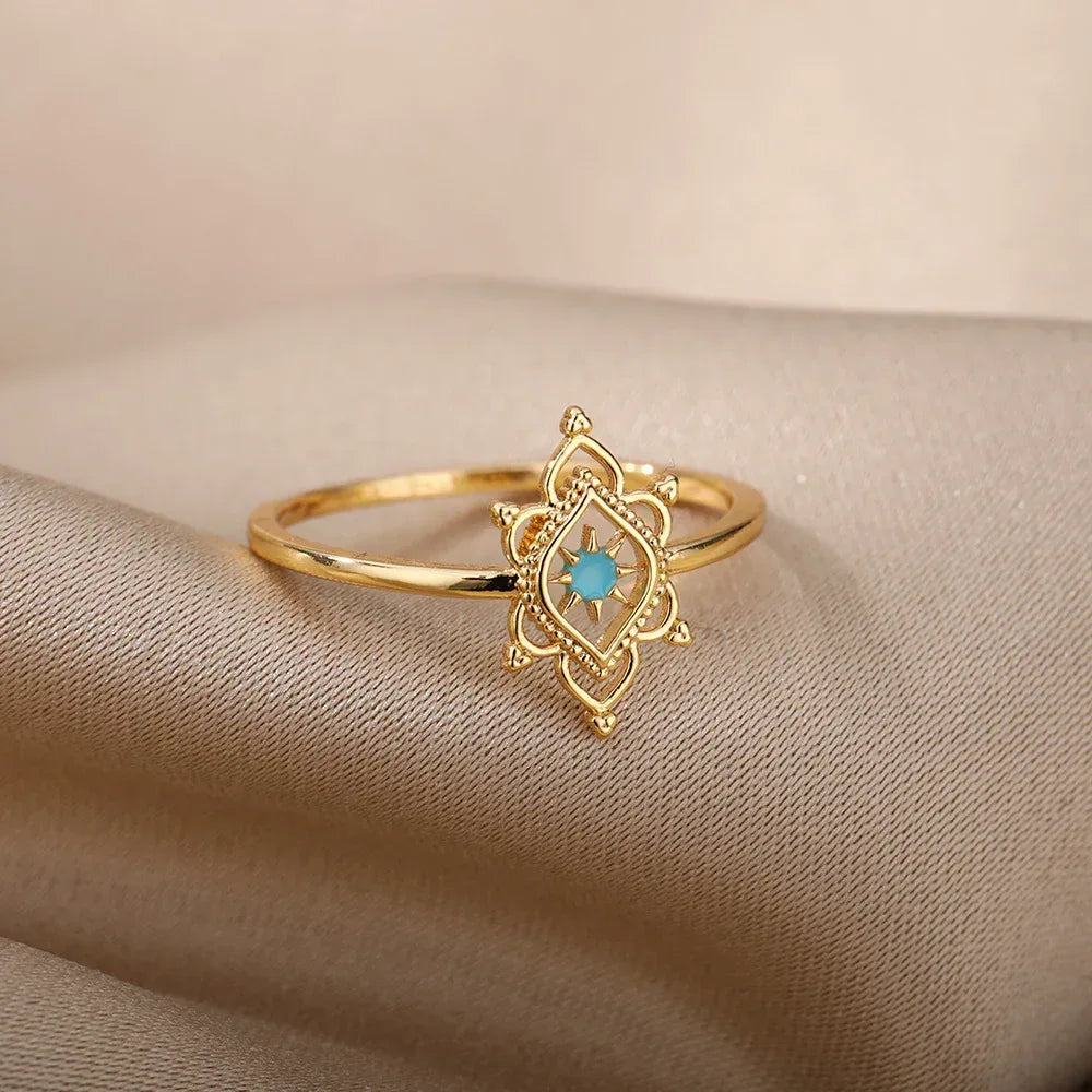 Crown Double Layer Ring - Viexta
