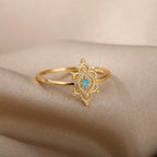 Crown Double Layer Ring - Viexta