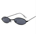 Metal Sunglasses Elliptical Sunglasses - Viexta