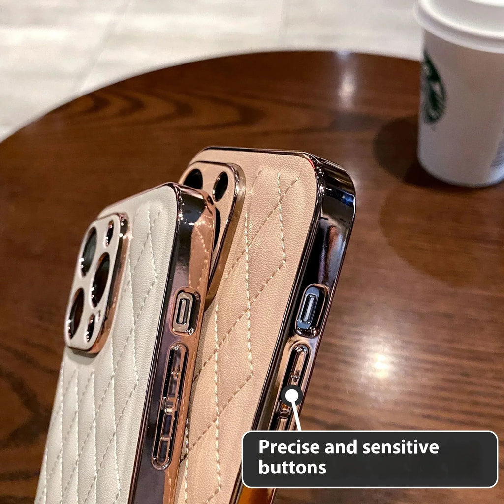 Diamond Leather iPhone Case - Viexta