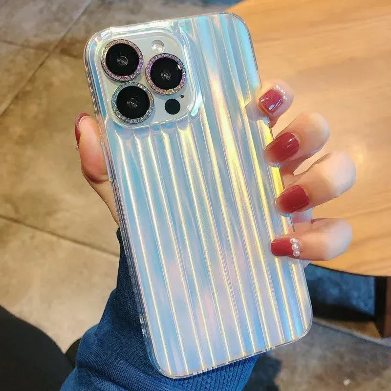 Laser Gradient Aurora Frosted iPhone Case - Viexta