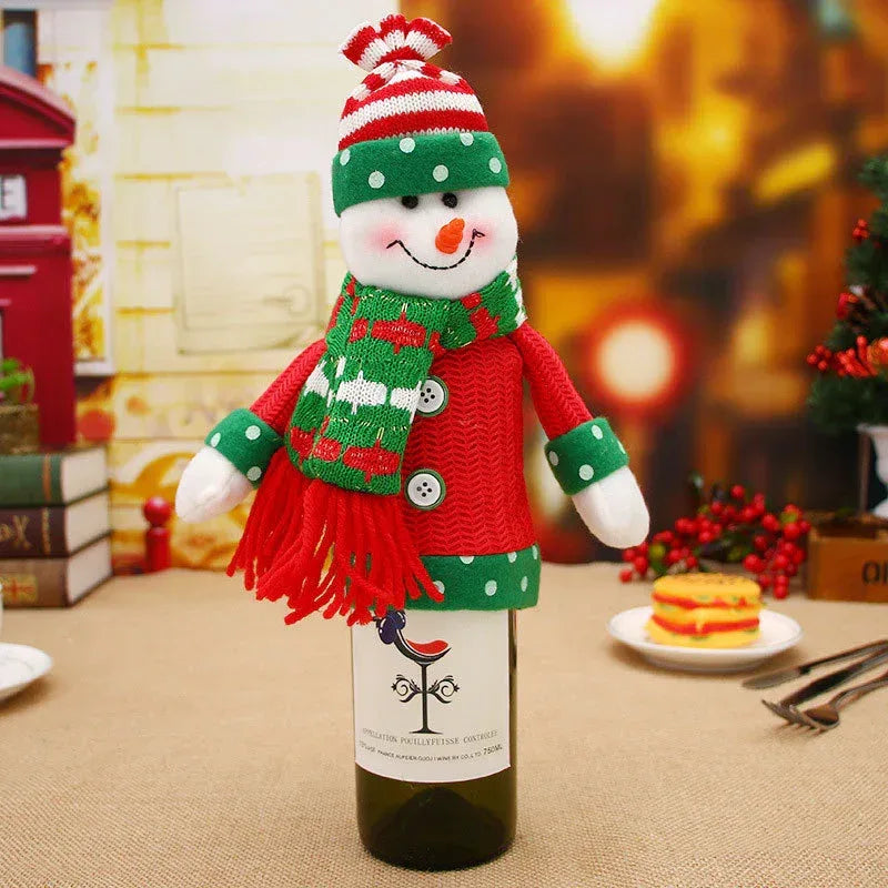 christmas-decorations-christmas-wine-bottle-socks - Viexta