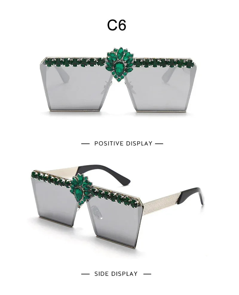 Ladies Fashion Square Sunglasses - Viexta