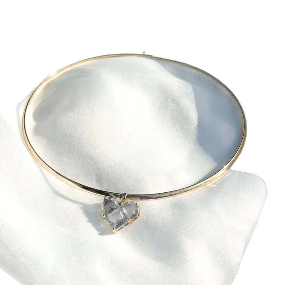 Fashion Rhinestone Pendant Necklace