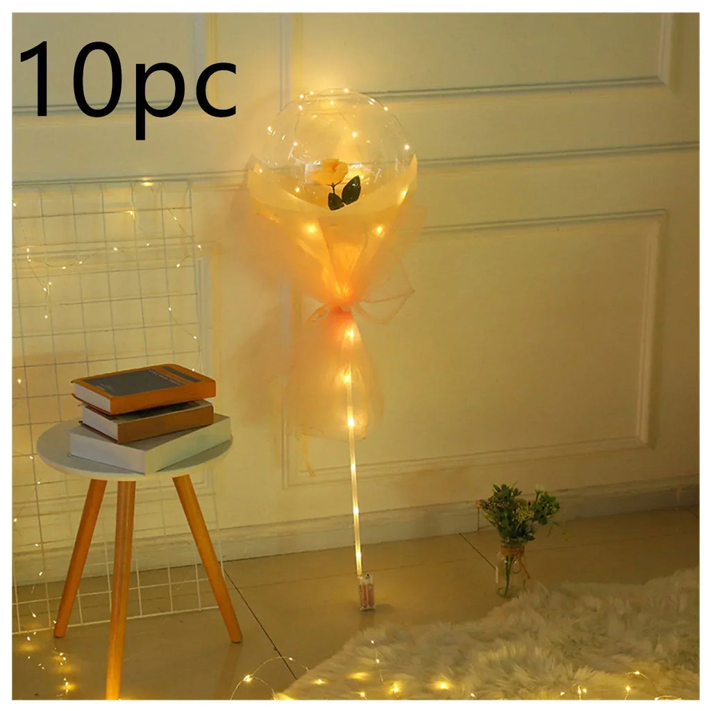 LED Luminous Balloon Rose Bouquet - Viexta