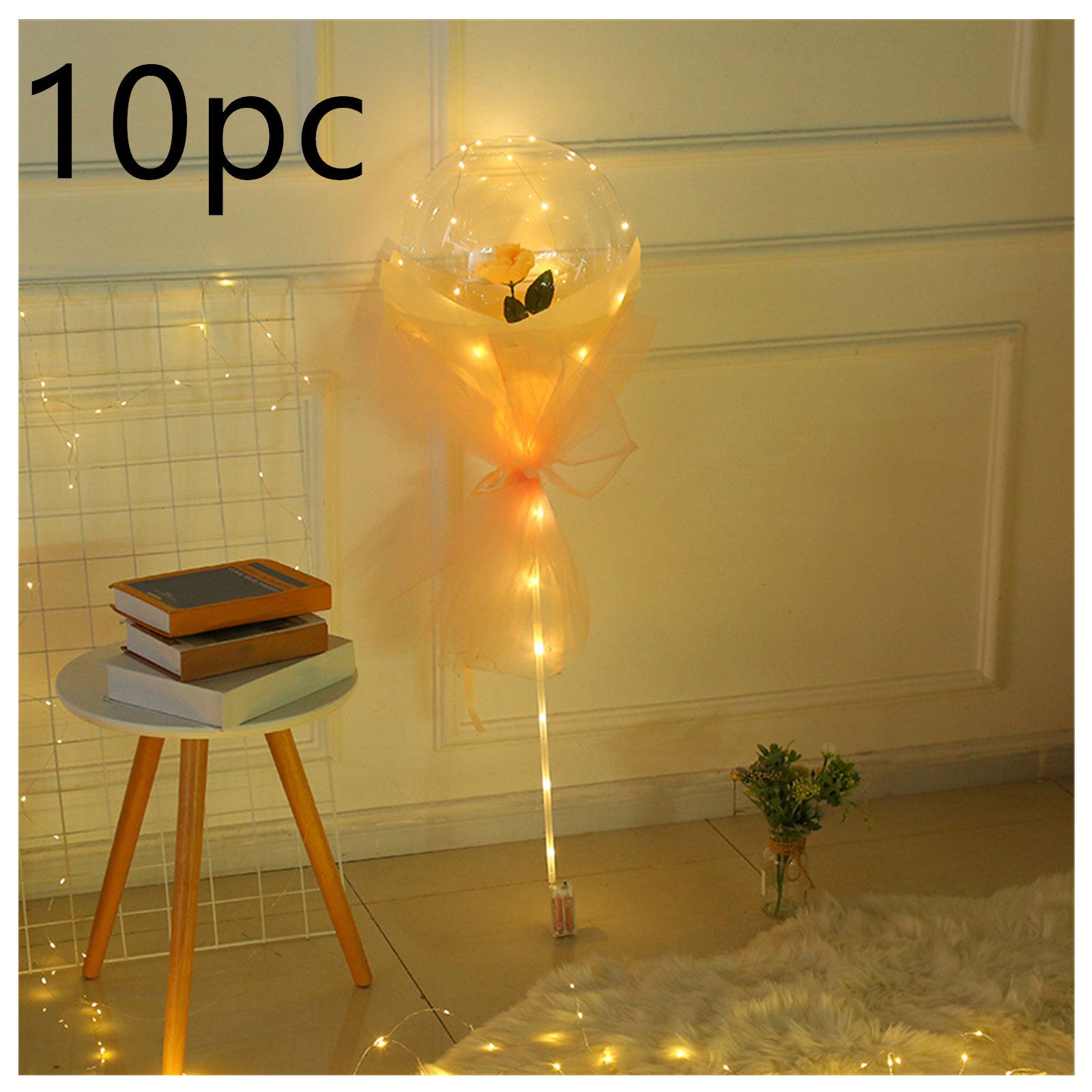 LED Luminous Balloon Rose Bouquet