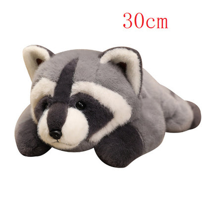 Cute Lying Raccoon Plush Doll