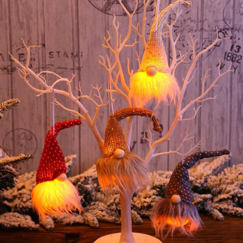 Christmas Forester Gnome LED Doll Light - Viexta