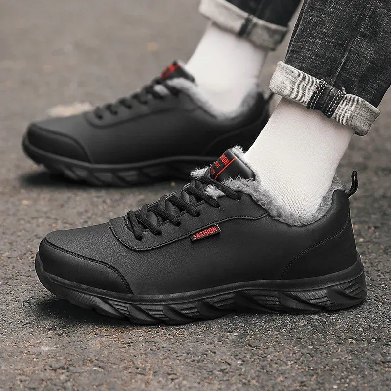 Men Sneakers Winter Warm Sports Shoes - Viexta