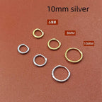 Rounded Edge Zircon Earrings - Viexta