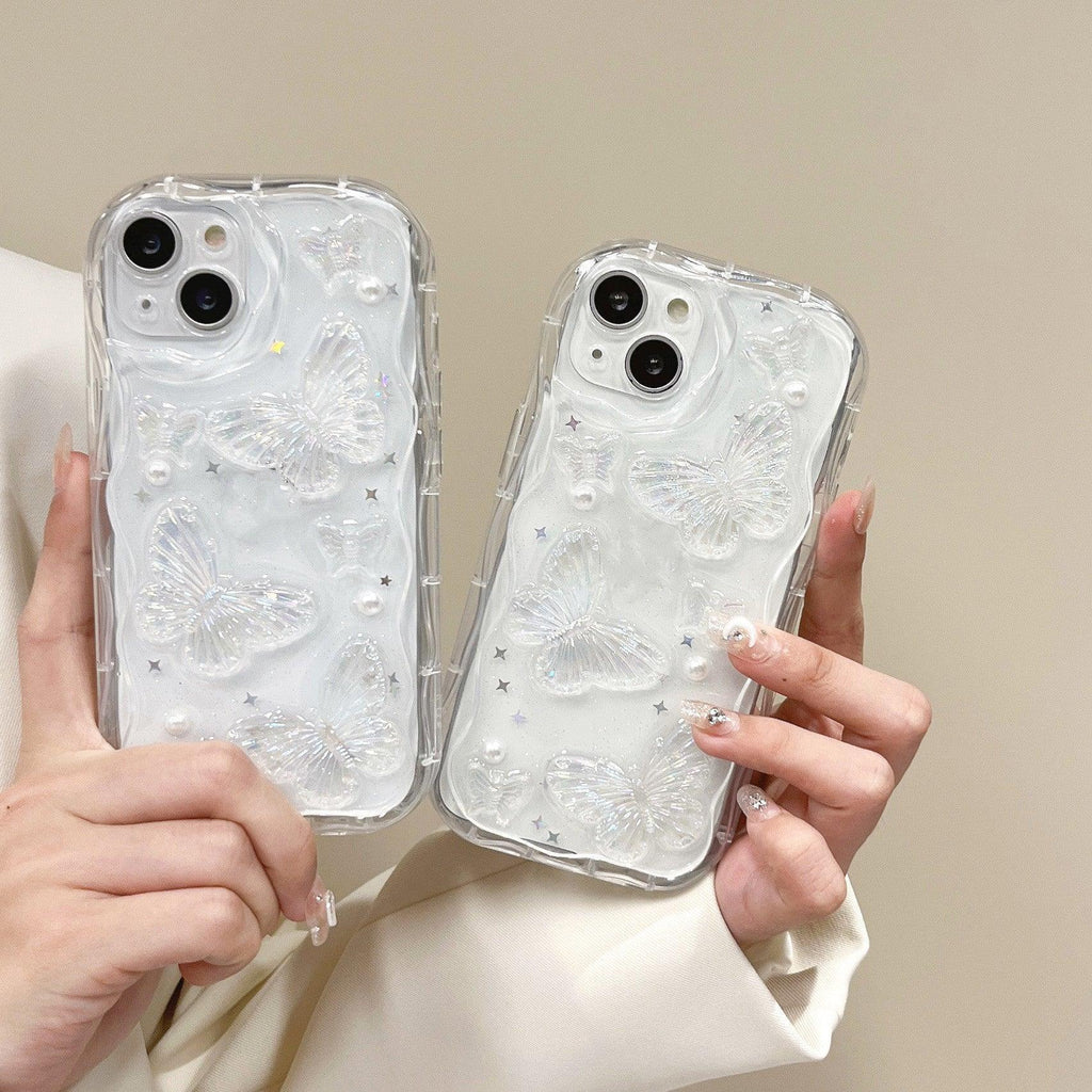 Three-dimensional Butterfly Drop-resistant Epoxy iPhone Case - Viexta