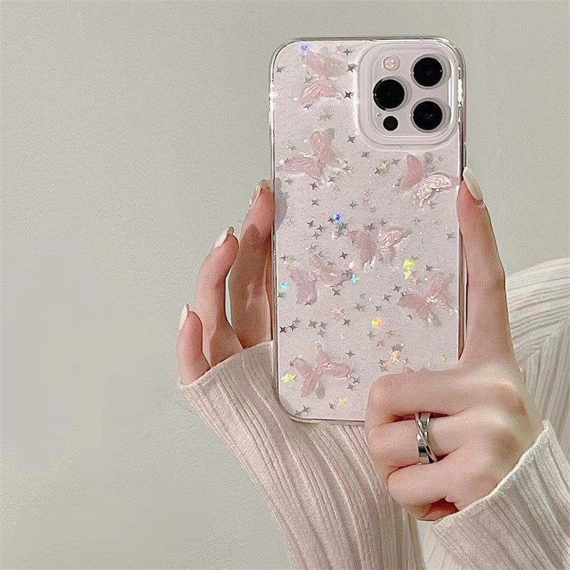 Butterfly Sequins iPhone Case