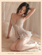 lingerie-sling-lace-jumpsuit-hollow-out-uniform-pajamas