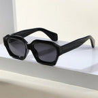 Irregular Polygonal Sunglasses with UV Protection - Viexta