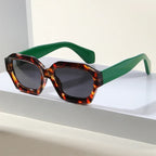 Irregular Polygonal Sunglasses with UV Protection - Viexta