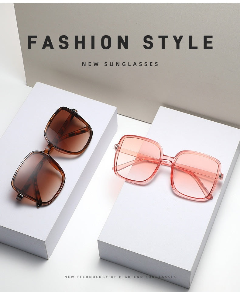 Gradient UV Protection Vintage Sunglasses