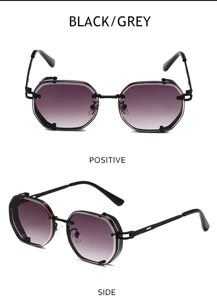 metal-edge-square-frame-sunglasses - Viexta