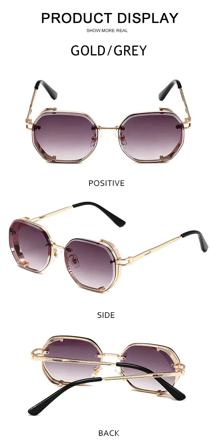 metal-edge-square-frame-sunglasses - Viexta