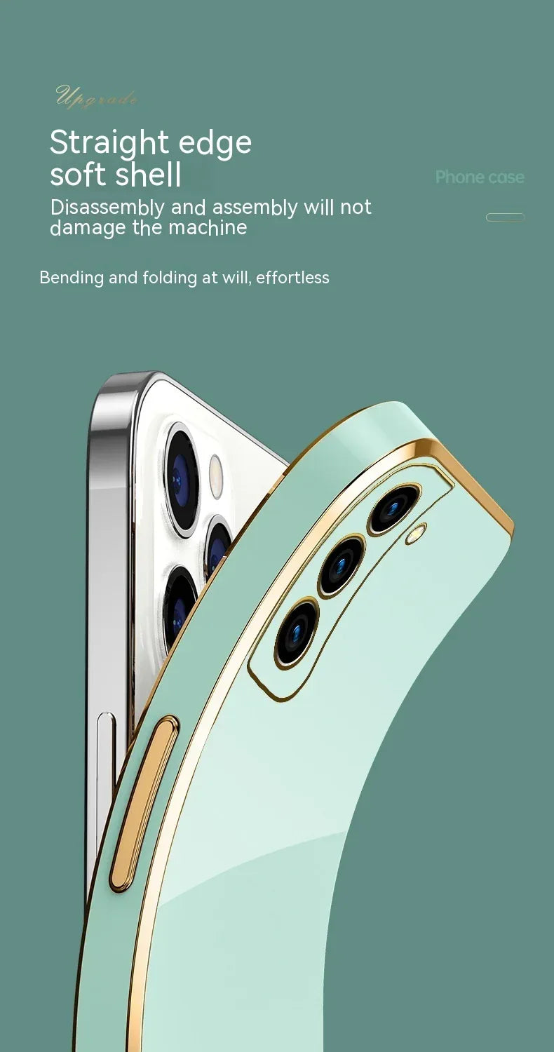 Straight Edge Drop-resistant Samsung S and A series Phone Case - Viexta