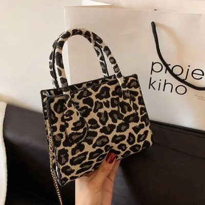 Houndstooth Chain Trendy One-shoulder Bag