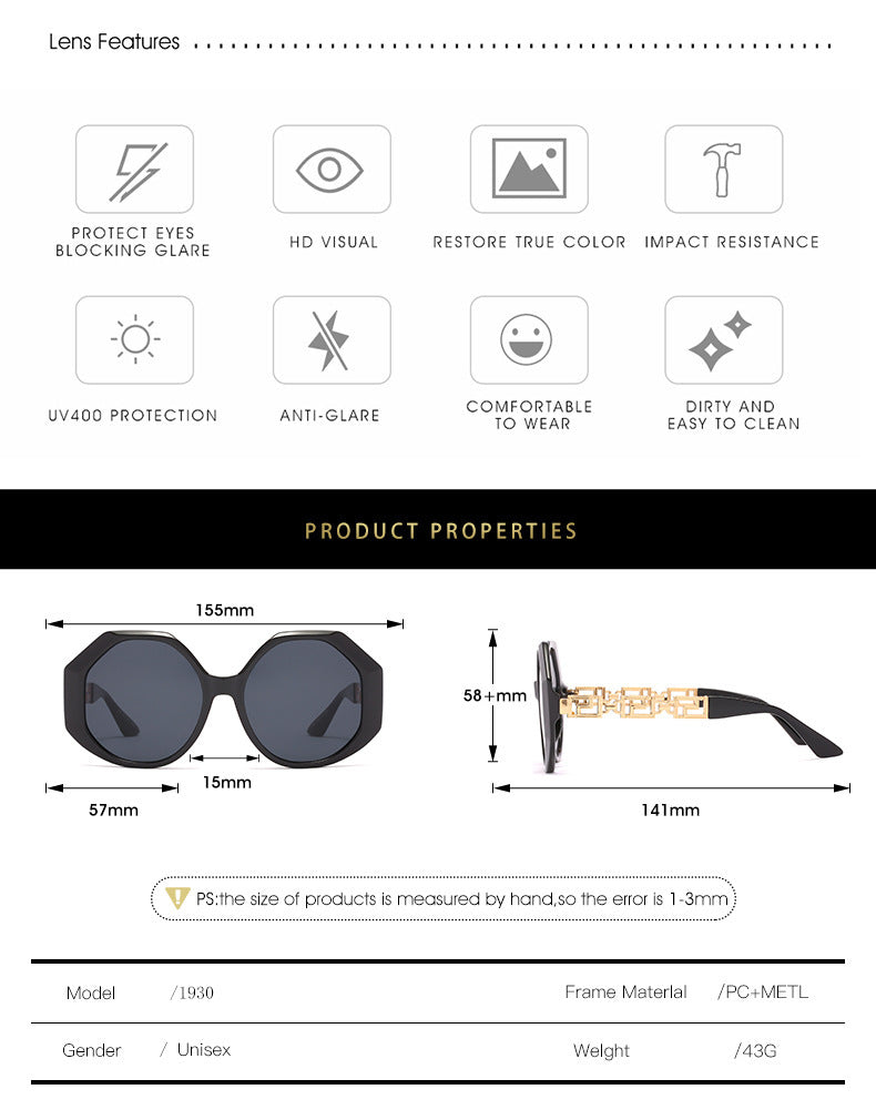 Women's Polygonal Sunglasses UV Protection