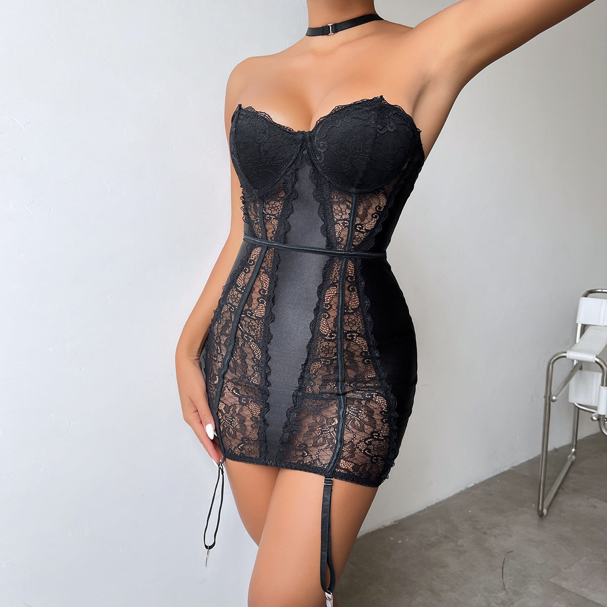jumpsuit-push-up-chest-wrapped-halter-sexy-lingerie-see-through