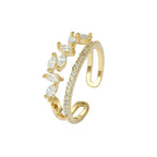 Layered Exquisite Athna Ring - Viexta