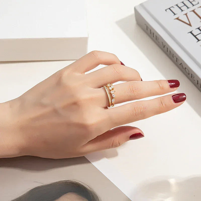 Layered Exquisite Athna Ring - Viexta