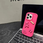 Three-dimensional Bear Machine iPhone Case - Viexta
