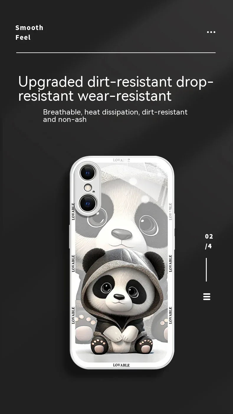 Panda Glass iPhone Case - Viexta