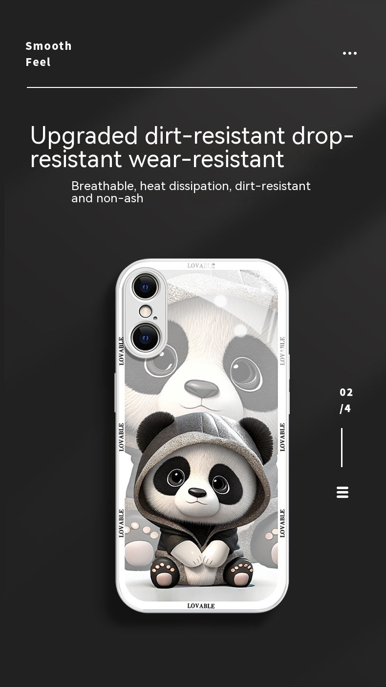 Panda Glass iPhone Case