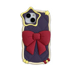 Five-pointed Star Lens Bow iPhone Case - Viexta