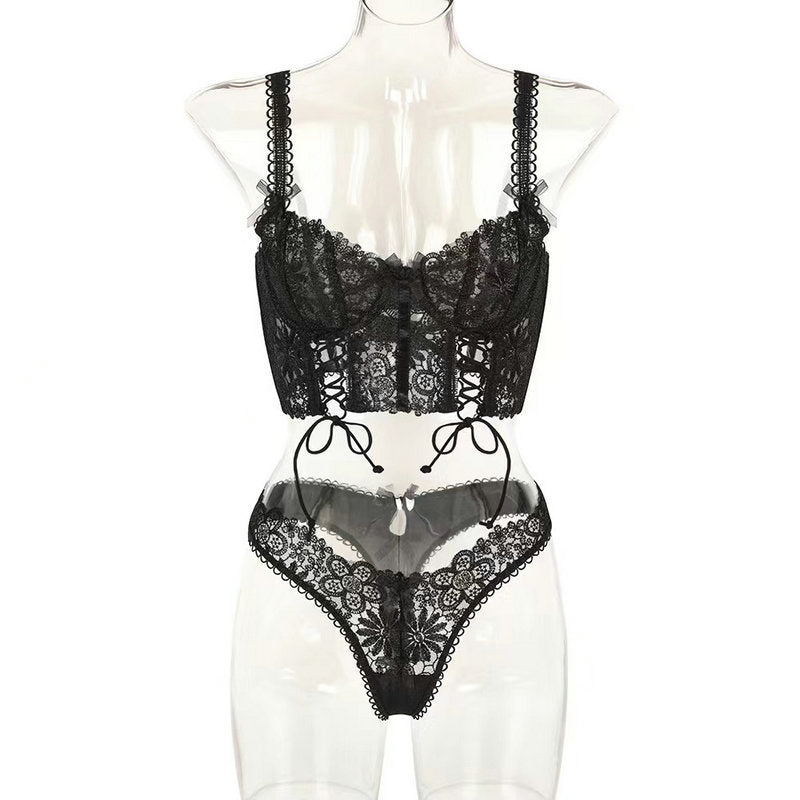 lingerie-see-through-suit-mesh-three-piece