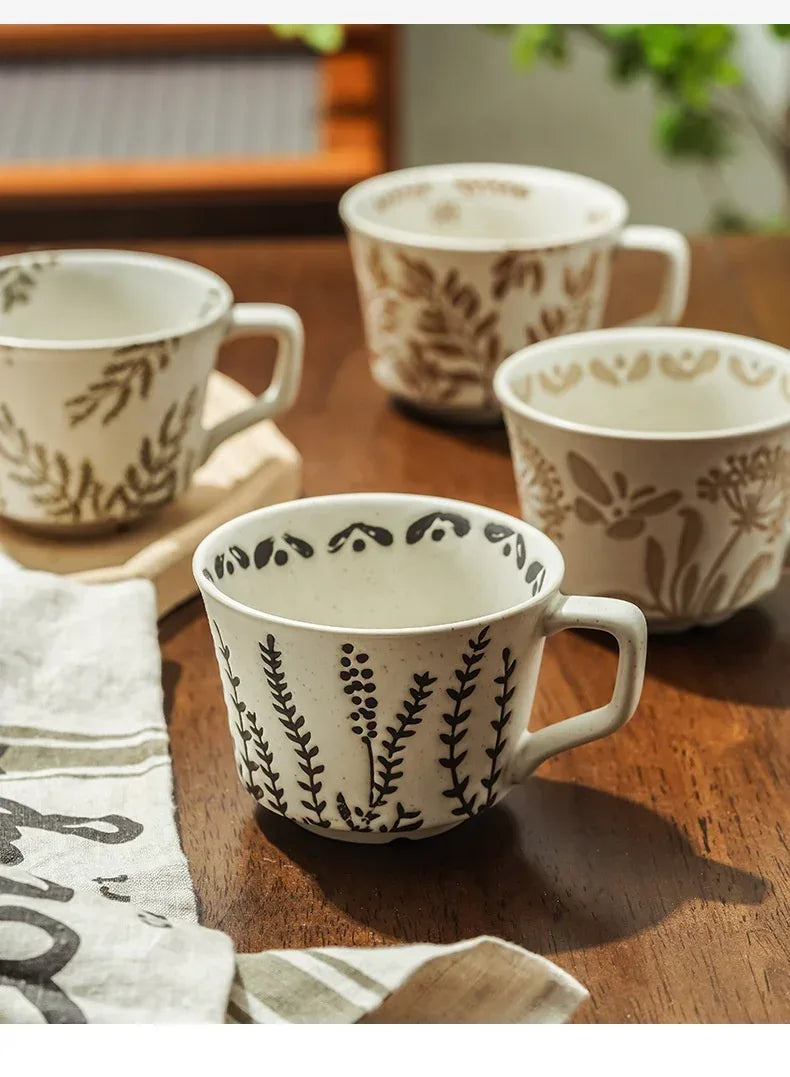 Minimalist Nordic Ceramic Home Hand-painted Mugs - Viexta
