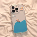 Cute Animal Surfing Drop-resistant iPhone Case - Viexta
