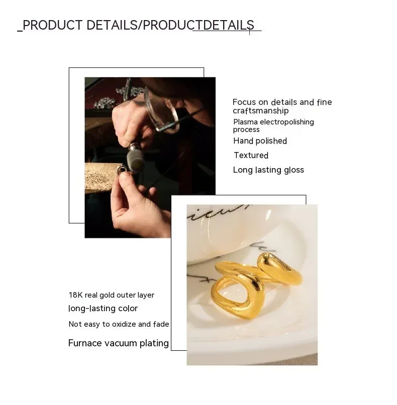 Hollow Irregular Ring - Viexta