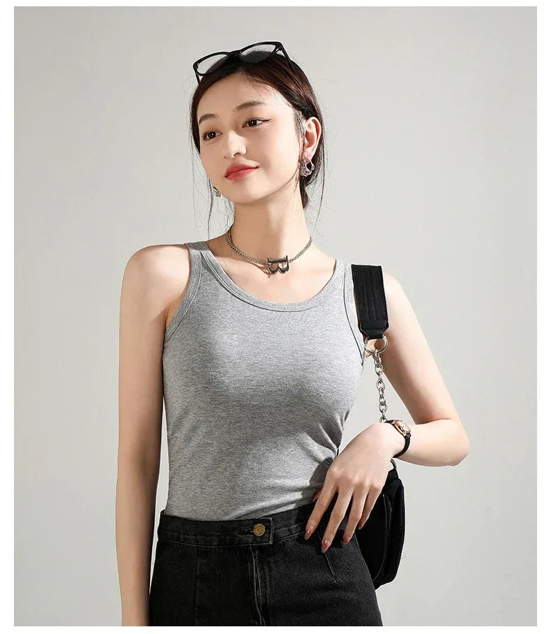 Cup Cover One-piece Tank Top - Viexta