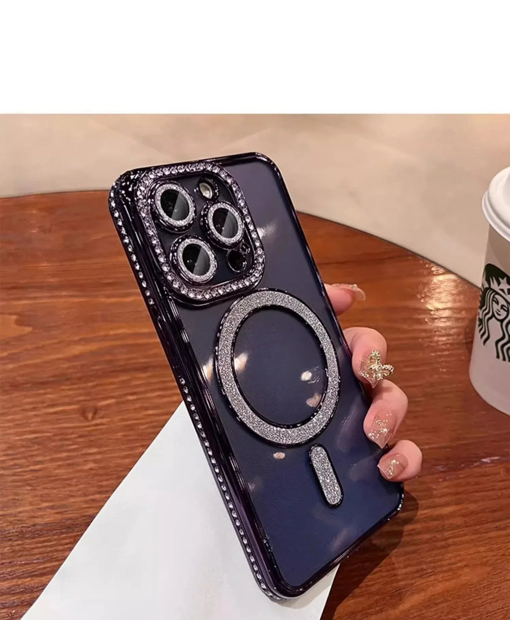 Edge Drill Magnetic Transparent iPhone Case - Viexta