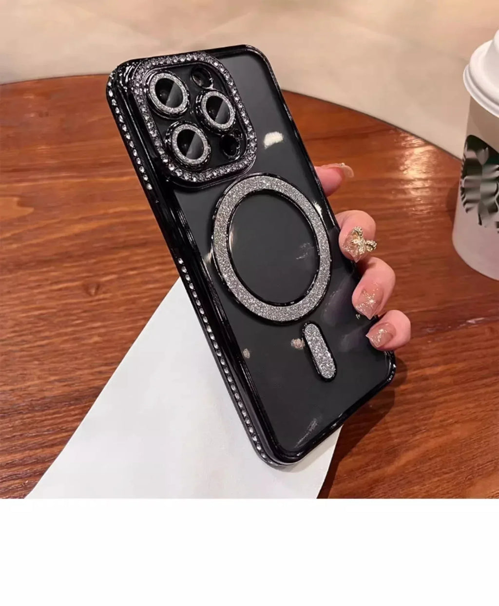Edge Drill Magnetic Transparent iPhone Case - Viexta