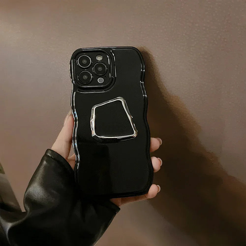 Metallic Dark Bracket iPhone Case - Viexta