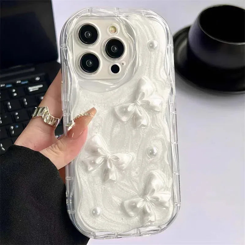 Heart Bow Tie iPhone Case - Viexta