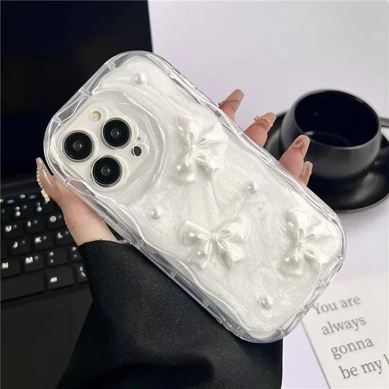 Heart Bow Tie iPhone Case - Viexta